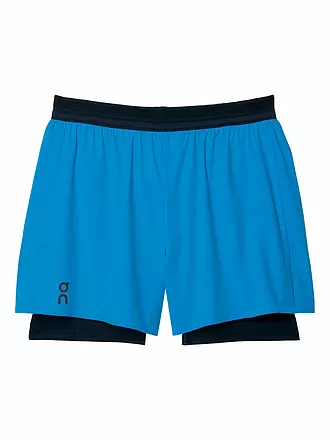 ON | Pantalón corto de running Performance 2/1 para hombre | blau